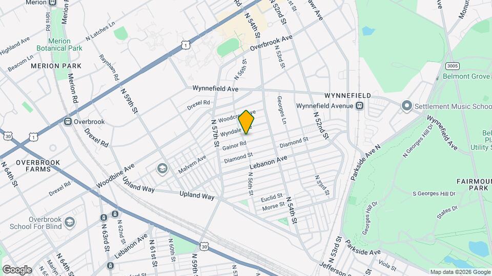 5443 Gainor Rd Map and Location Details