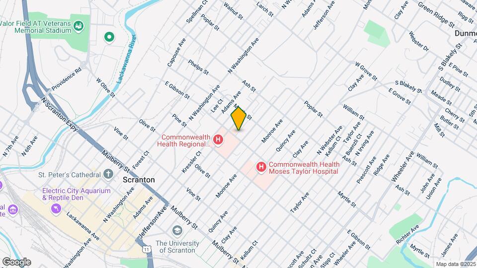 719 E Gibson St, Unit Room for rent Map and Location Details