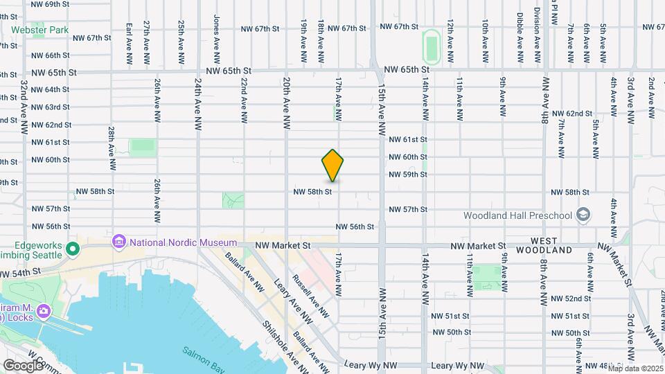 1708 NW 58th St Map and Location Details