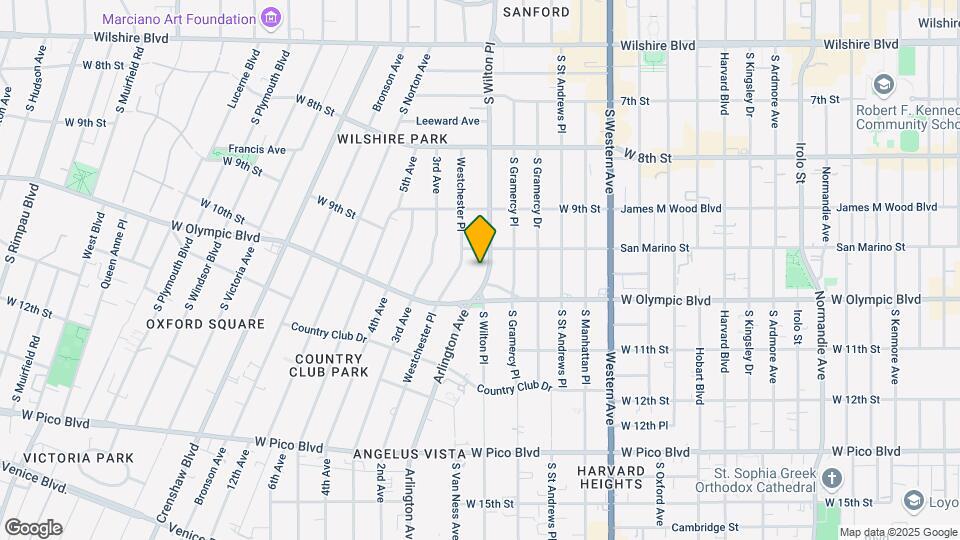 973 S Wilton Pl Mapa y Detalles de la Ubicación