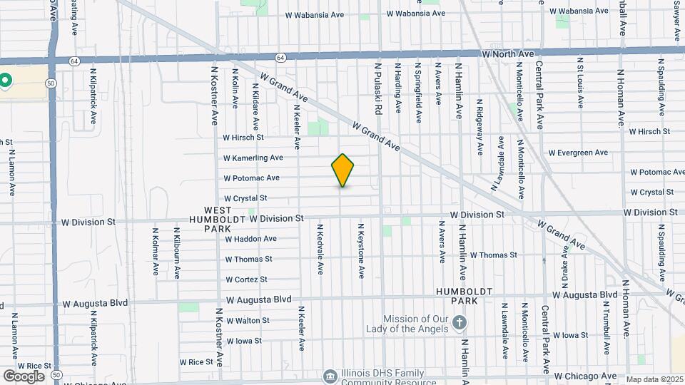 1235 N Karlov Ave Mapa y Detalles de la Ubicación