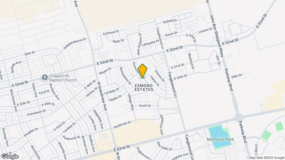 4429 Esmond Dr Map and Location Details