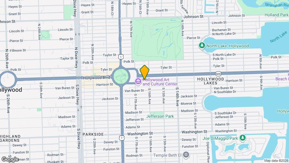 1619 Harrison St Map and Location Details