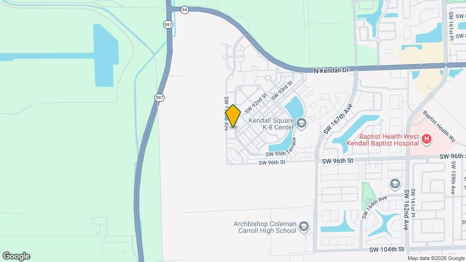 9262 SW 171st Ct Map and Location Details