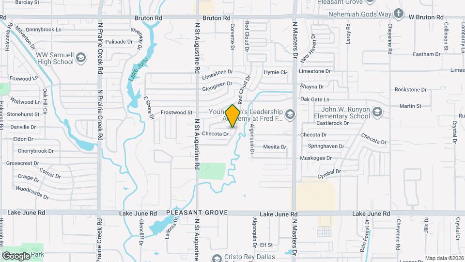 1607 Red Cloud Dr Map and Location Details