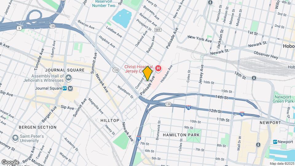 113 Palisade Ave Map and Location Details