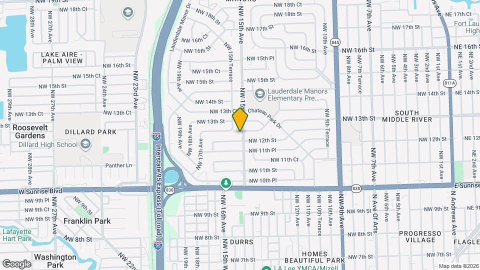 1219 NW 15th Ave Map and Location Details
