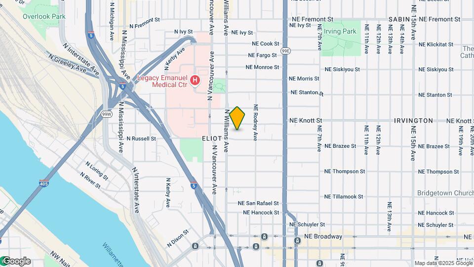 2600 N Williams Ave Map and Location Details