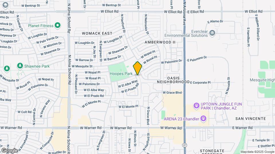 503 W El Prado Rd Map and Location Details