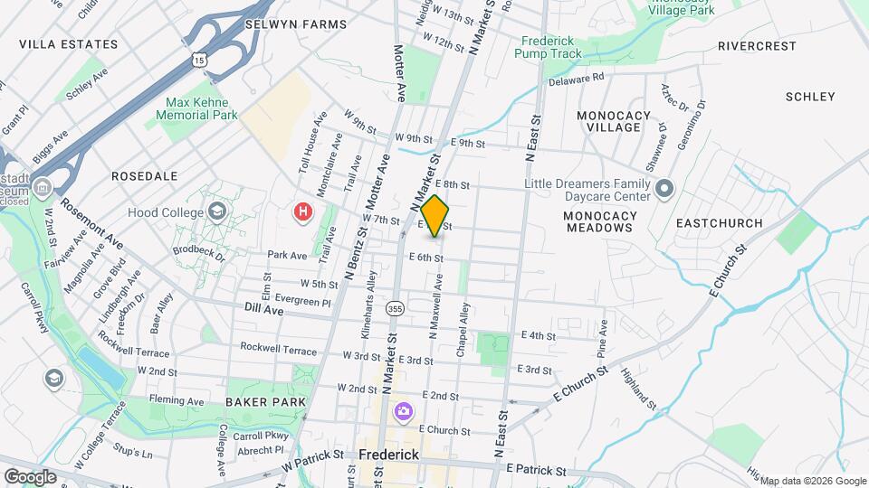 617 N Maxwell Ave Map and Location Details