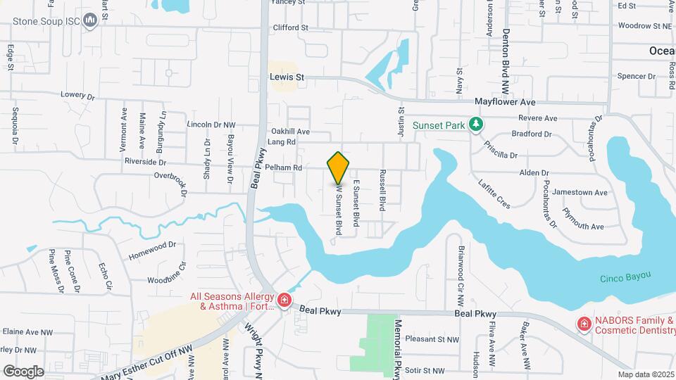 608 W Sunset Blvd Map and Location Details