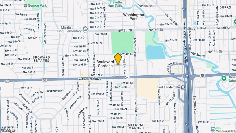181 NW 28th Terrace Map and Location Details
