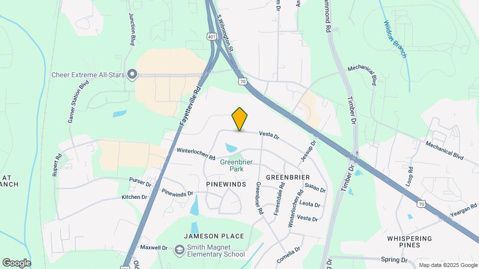 3917 Vesta Dr Map and Location Details