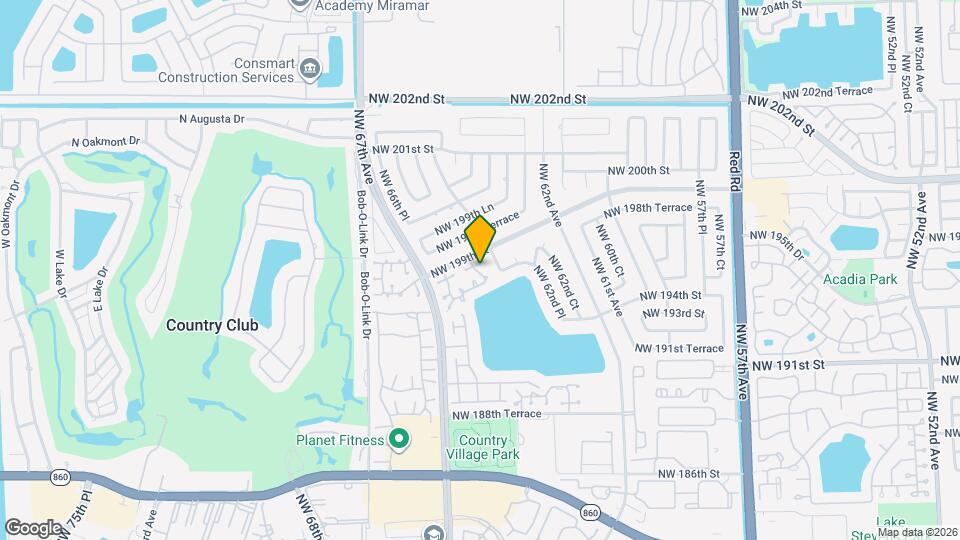 19823 NW 64th Pl Map and Location Details