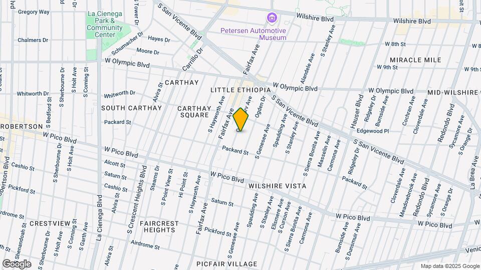 1222 Orange Grove S Ave, Unit 1 Map and Location Details