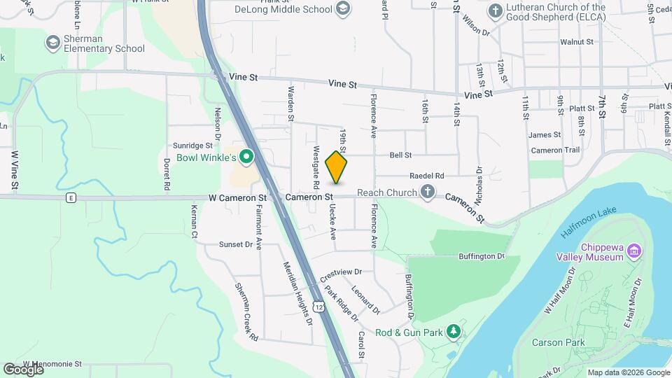 1936 Cameron St, Unit A Mapa y Detalles de la Ubicación