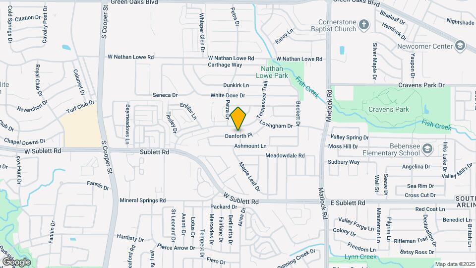 931 Danforth Pl Map and Location Details