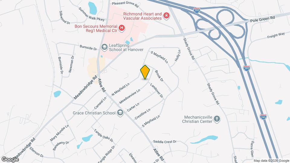 8188 Meadowview Ln Map and Location Details