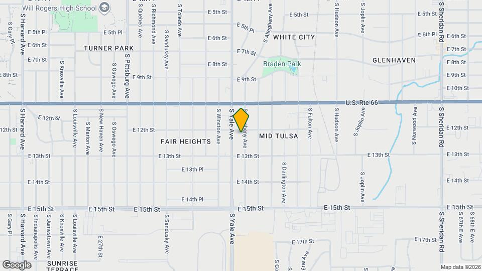 1212 S Allegheny Ave Map and Location Details