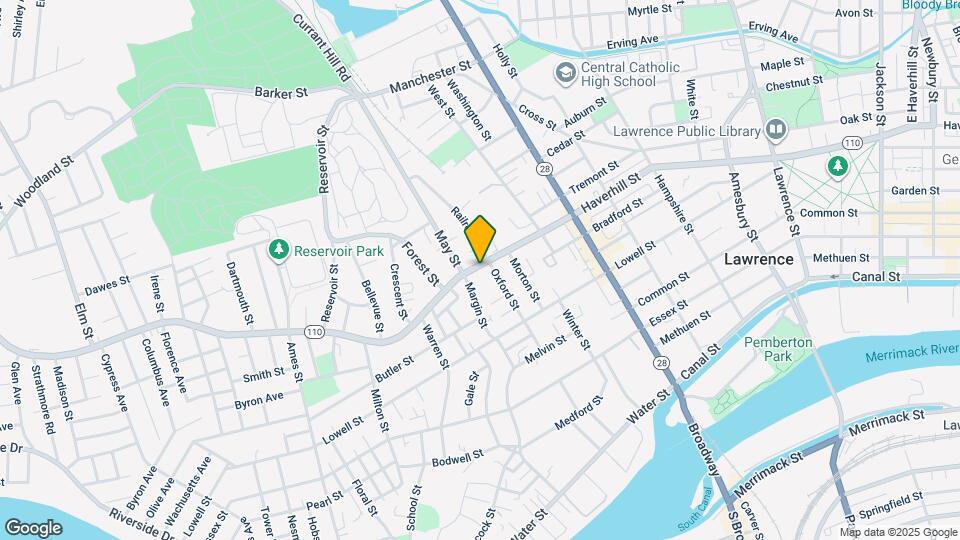 456 Haverhill St Map and Location Details