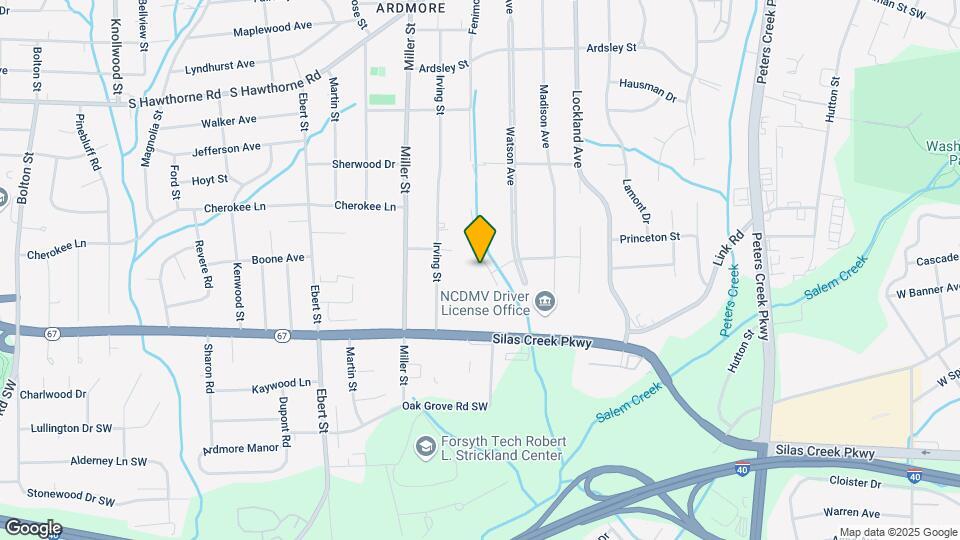 1236 Fenimore St Map and Location Details