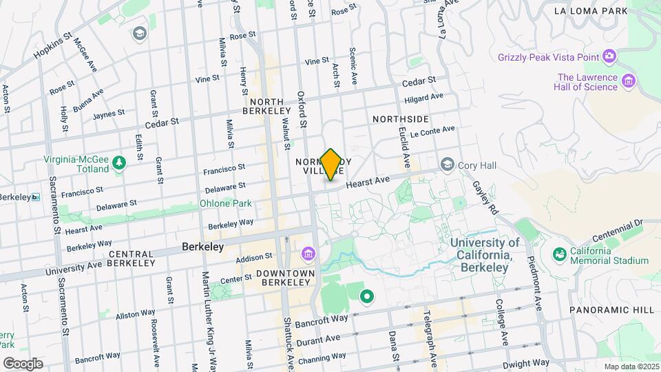 2255 Hearst Ave Map and Location Details