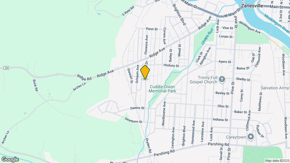 521 Spangler Dr Map and Location Details