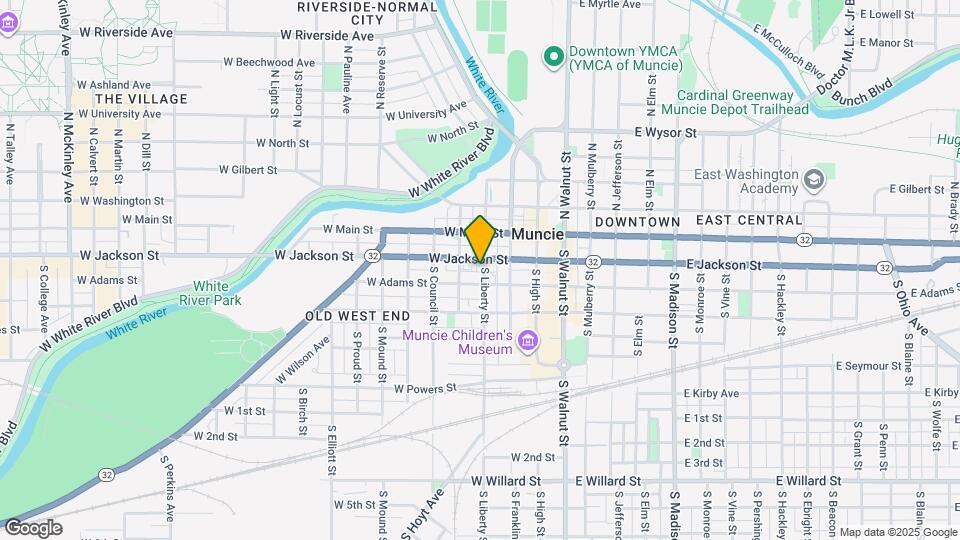 211 S Liberty St Map and Location Details