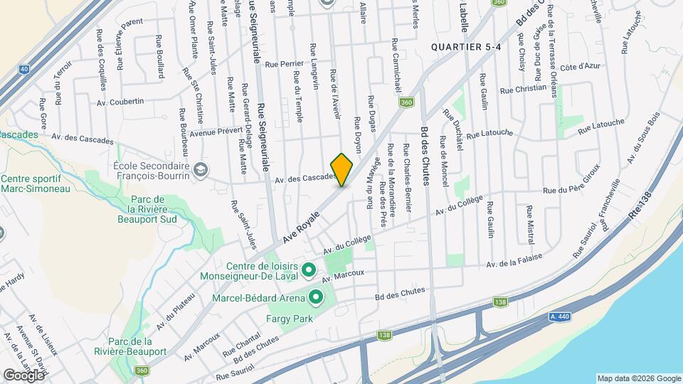 760 Royale Av Map and Location Details