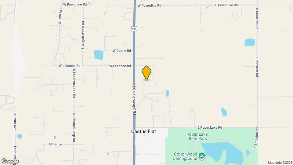 684 W Cottontail Trail Map and Location Details