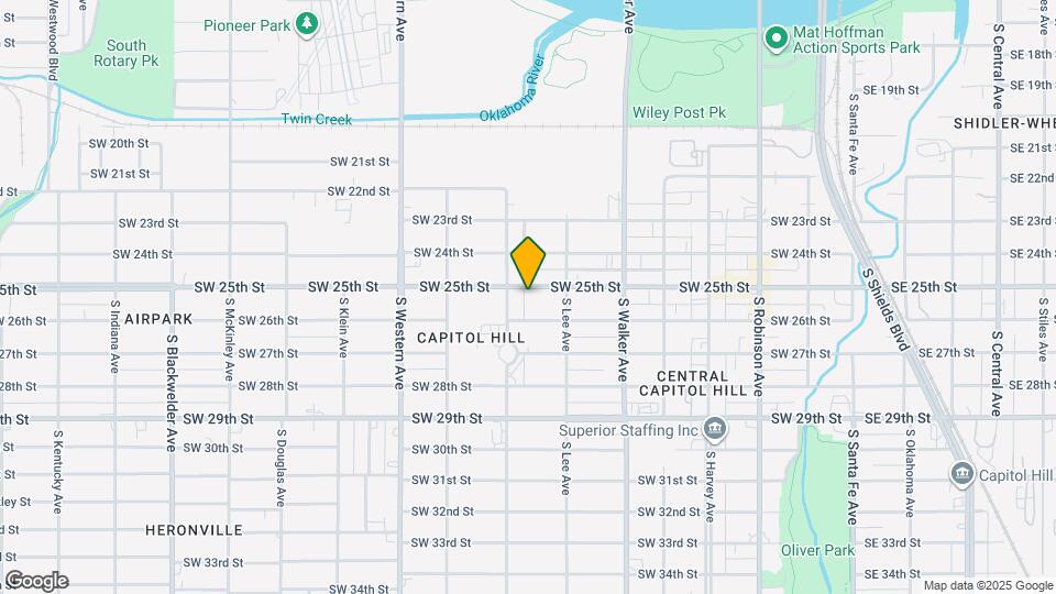 632 SW 25th St Map and Location Details