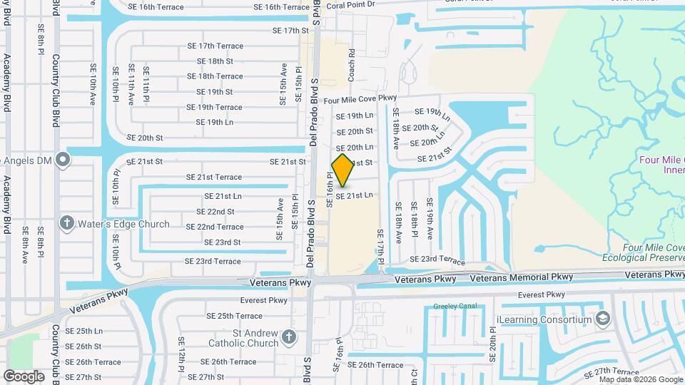 1625 SE 21st Ln Map and Location Details