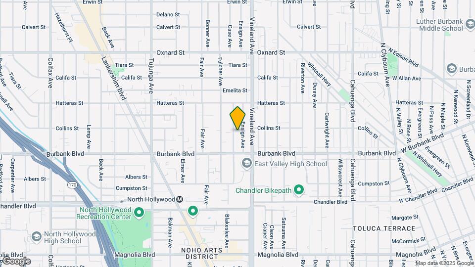 5648 Case Ave Mapa y Detalles de la Ubicación