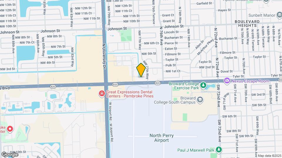 7777 Pines Blvd Map and Location Details