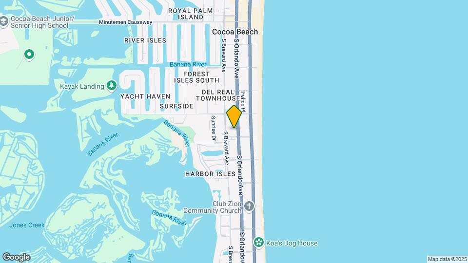 490 S Orlando Ave Map and Location Details
