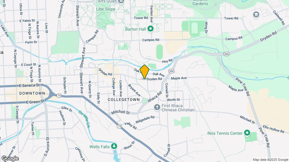 411 Dryden Rd Map and Location Details