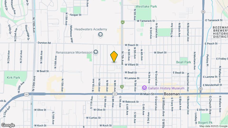 809 W Villard St Map and Location Details