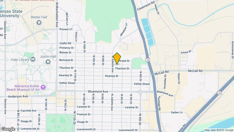 618 Thurston St Map and Location Details