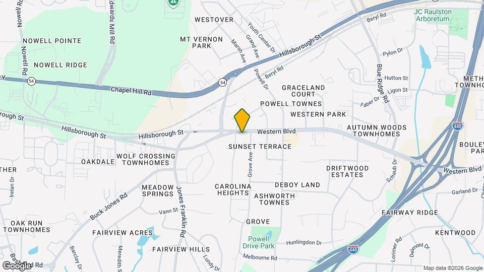 5407 Western Blvd Map and Location Details