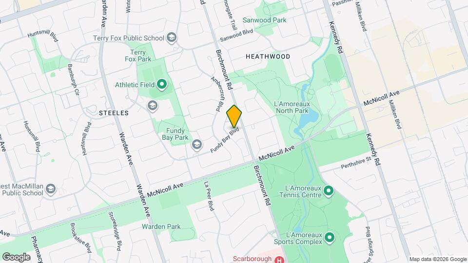 7 Fundy Bay Blvd Map and Location Details