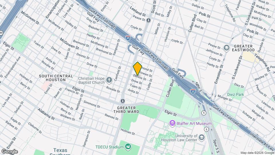 3604 Dennis St Map and Location Details