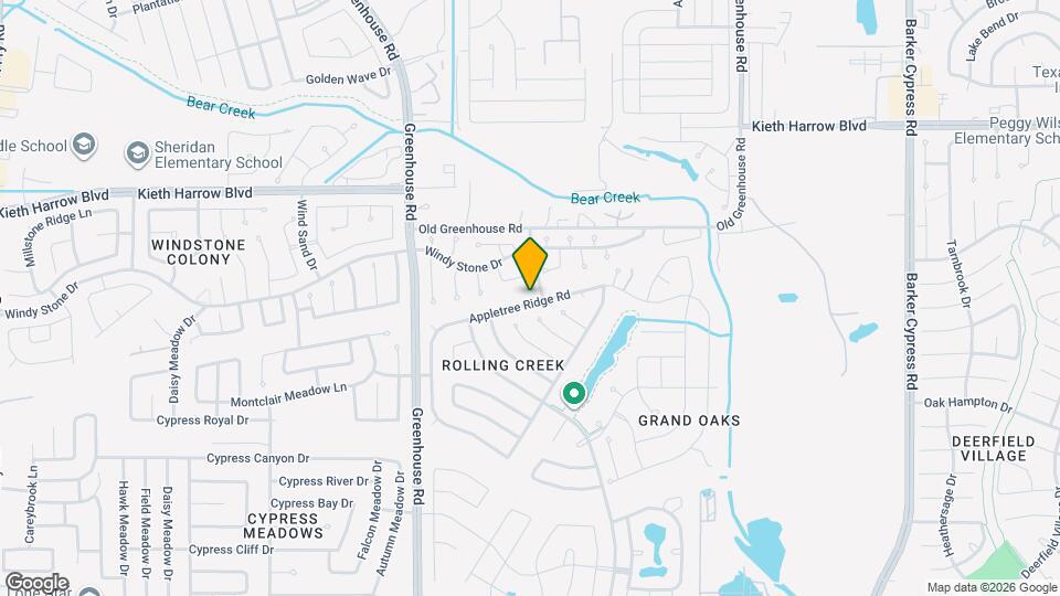 18810 Appletree Ridge Rd Map and Location Details