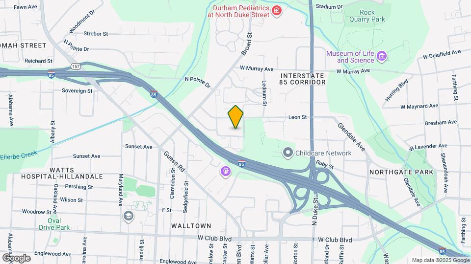 1302 Hudson Avenue Map and Location Details