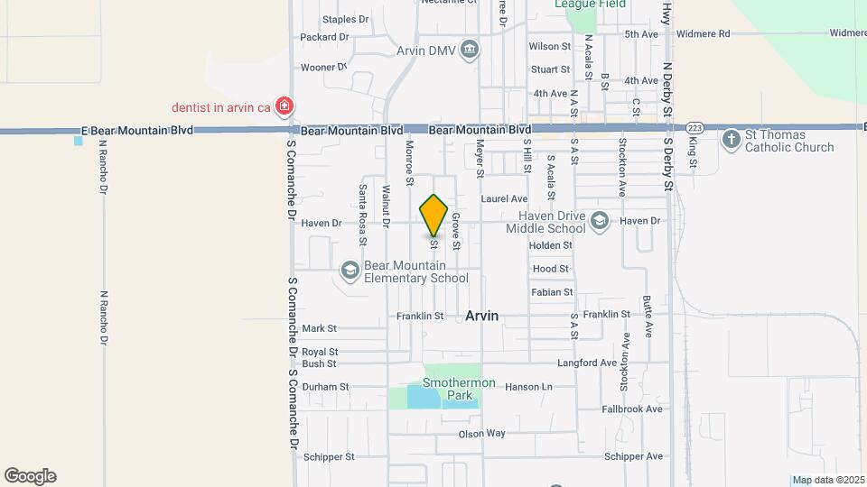 541 Walker St Map and Location Details