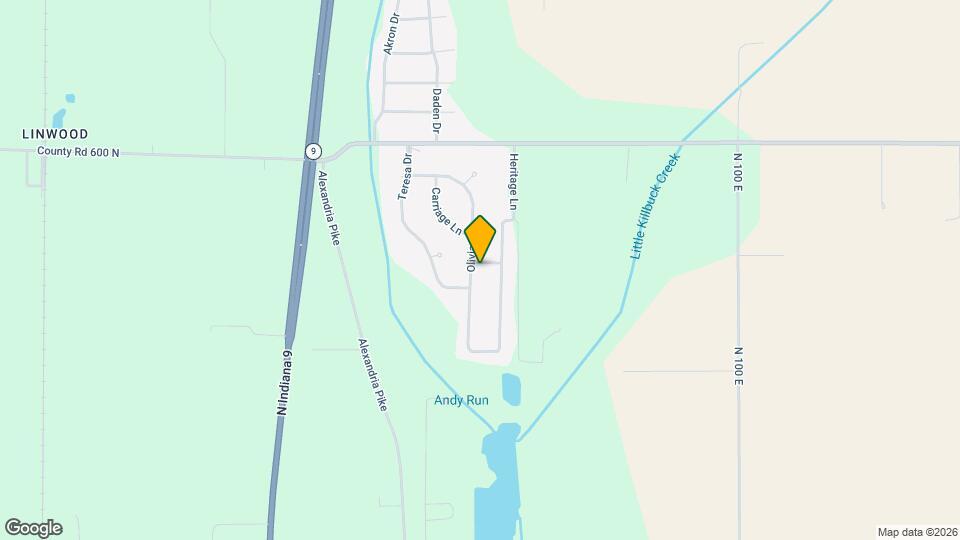 5720 Olivia Dr Map and Location Details