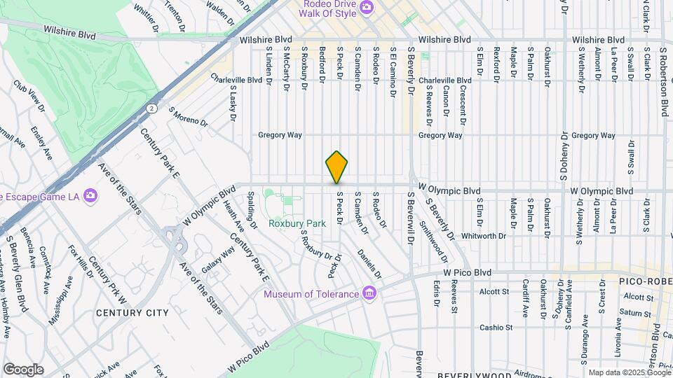 9600 Olympic & 401-409 S. Peck Dr Map and Location Details