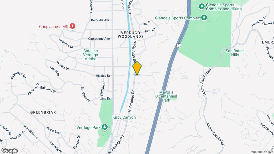 1922 Verdugo Rd Map and Location Details