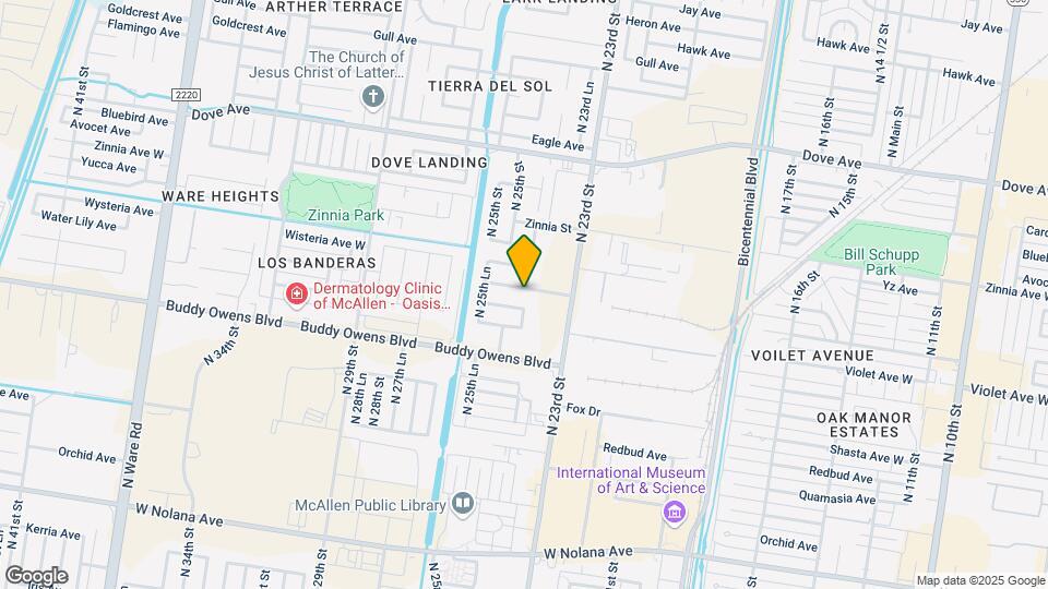 2401 Wisteria Ave Map and Location Details