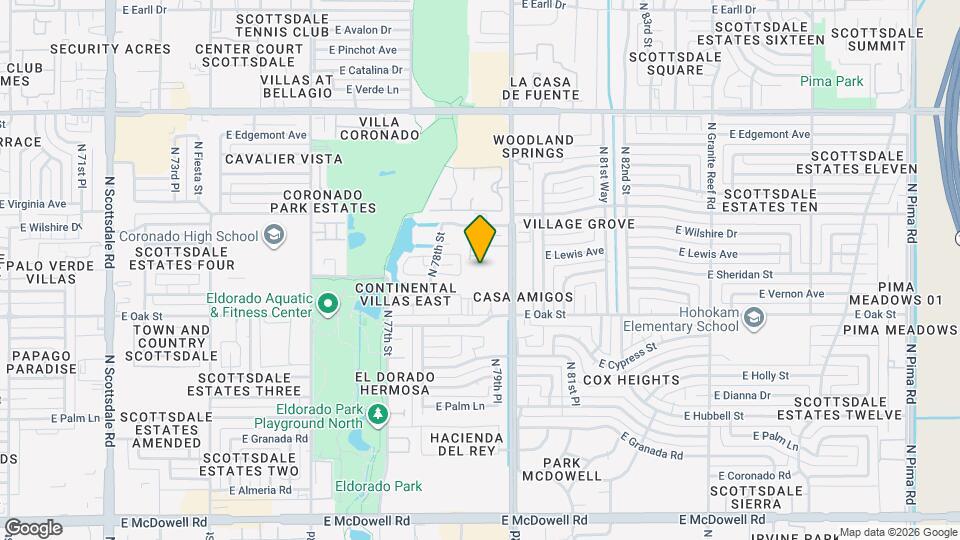 2376 N 79th Pl Map and Location Details