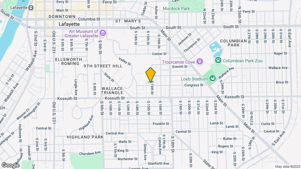 522-524 S 15th St Map and Location Details